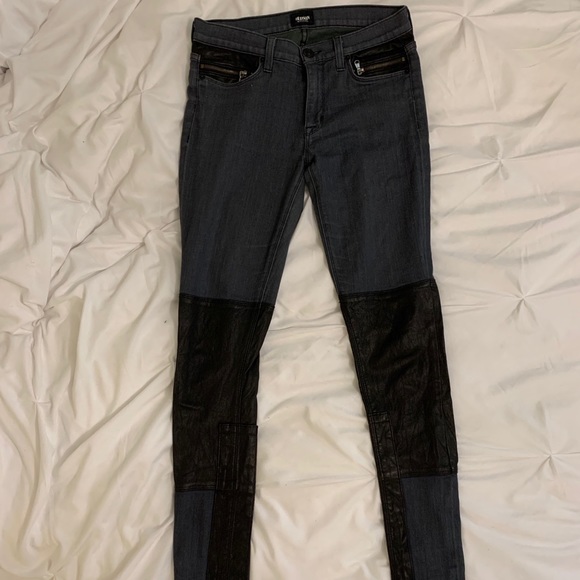 Hudson Jeans with leather detail - Picture 1 of 6